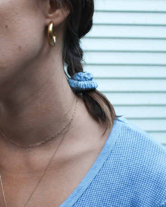 Organic Broadcloth Scrunchie