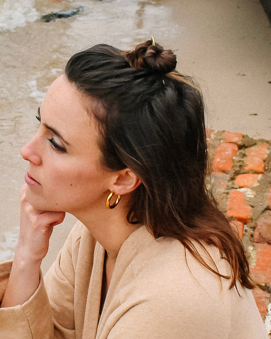 Classic Brass Bun Pin