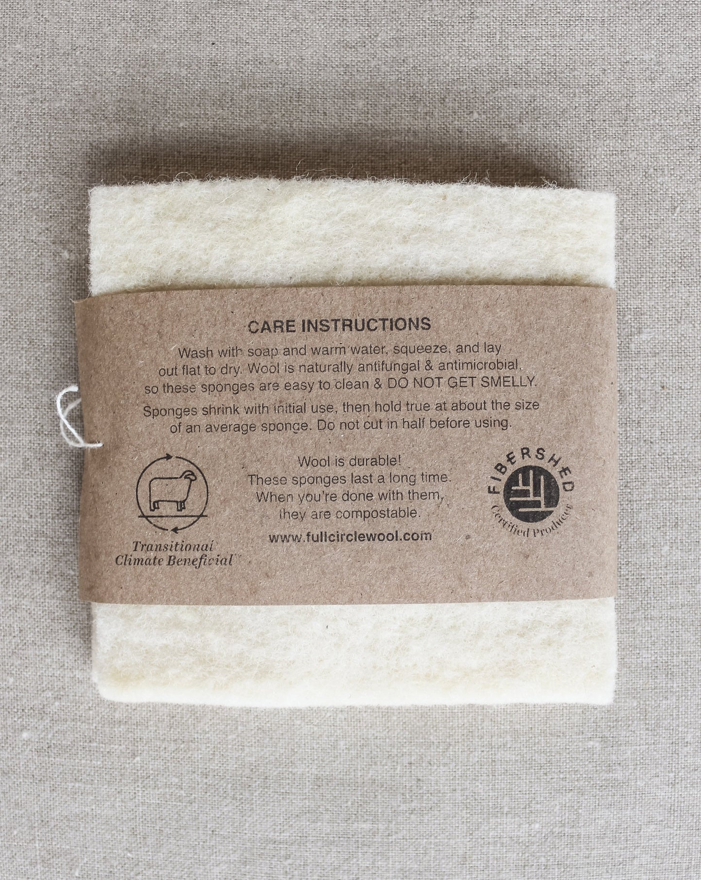 Climate Beneficial™ Wool Sponges