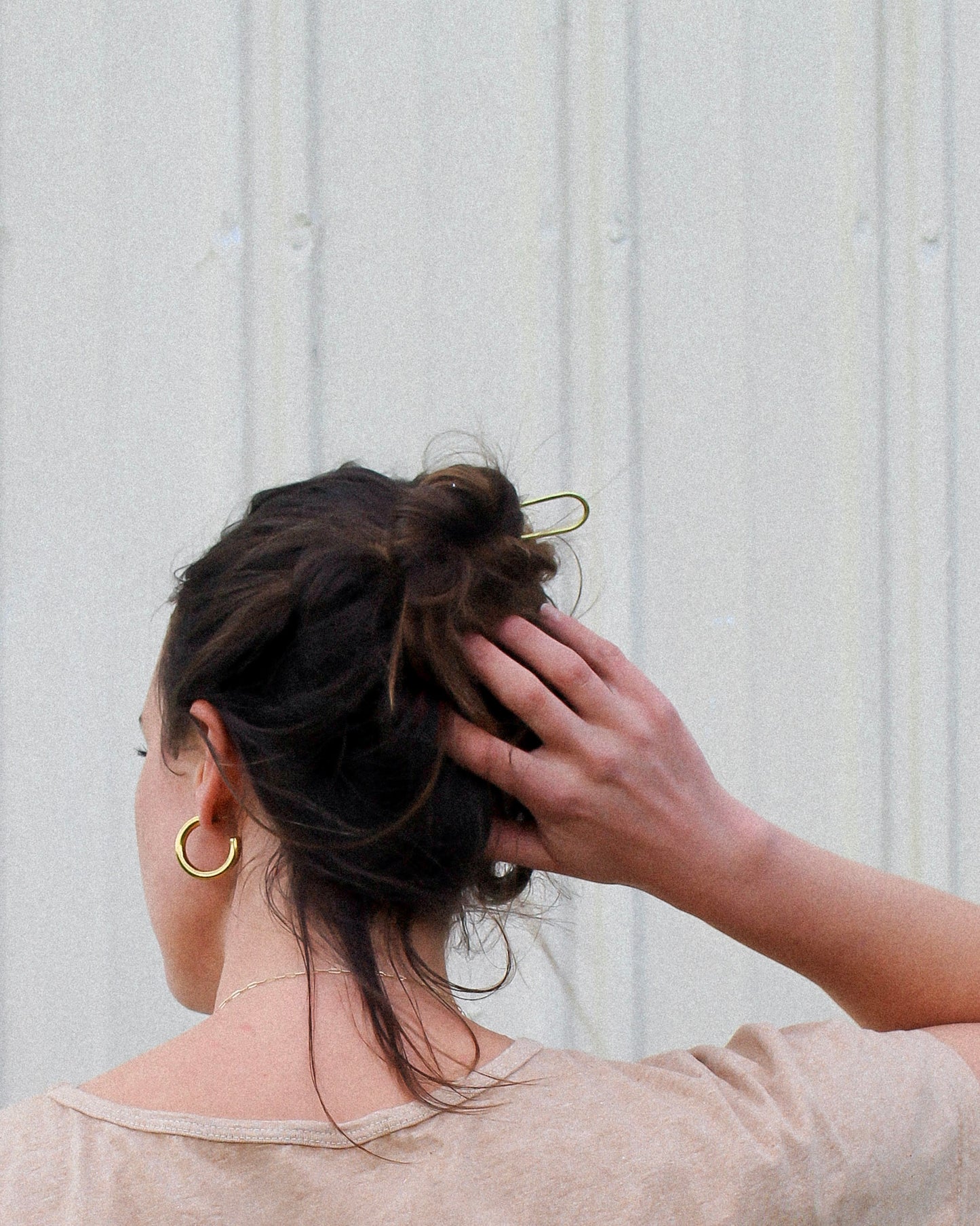 Classic Brass Bun Pin